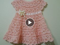 Vestido para Bebe y cualquier talla parte 1 de 2 #vestidosparabebédeganchillo