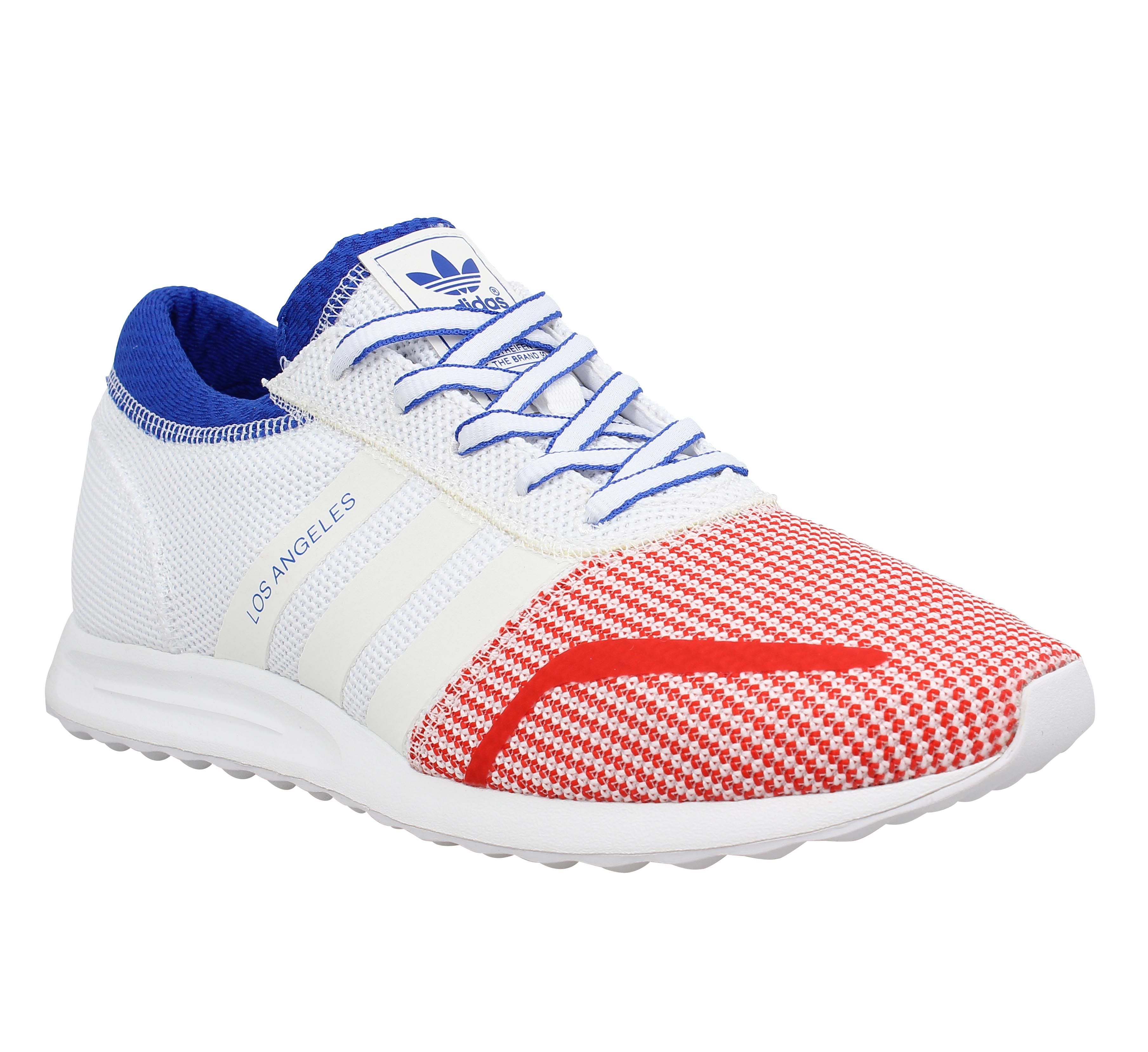 ADIDAS Los Angeles toile Homme Bleu Blanc Rouge Baskets Adidas, Adidas ...