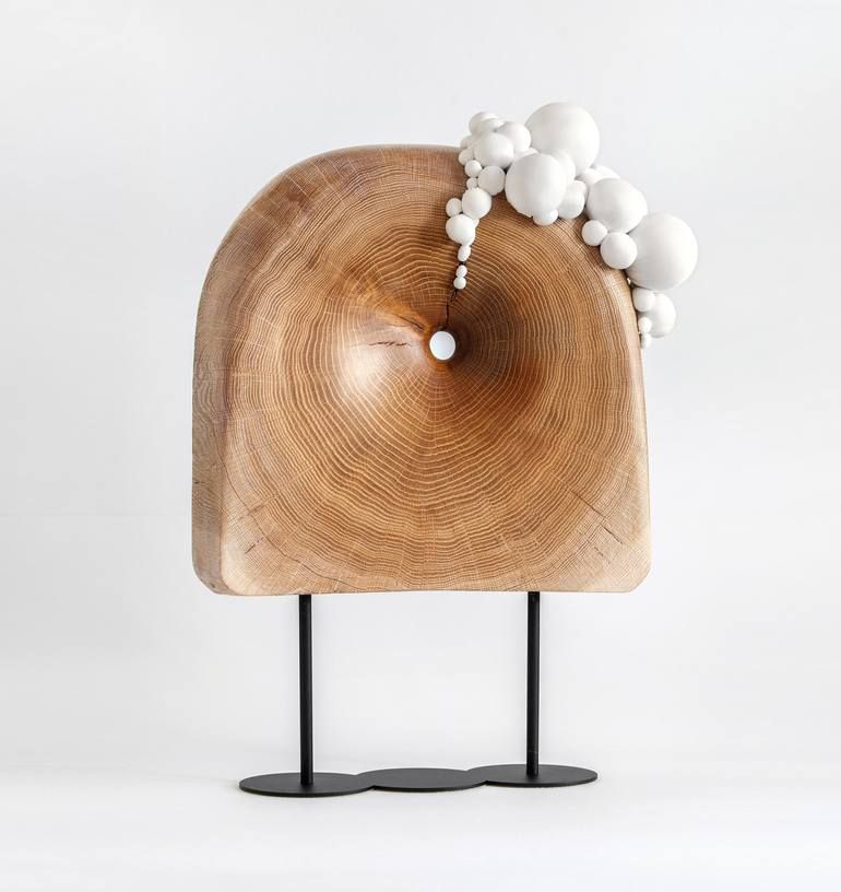 Original Abstract Sculpture by Olga Radionova | Abstract Art on Soft (Yarn, Cotton, Fabric) | Object No4