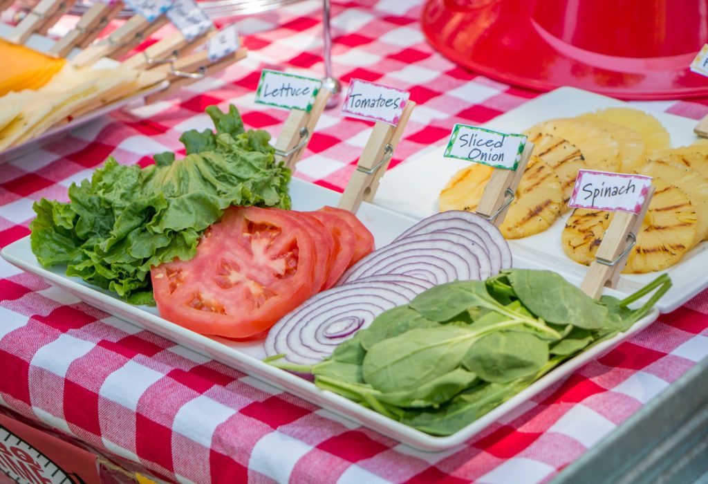 Build-Your-Own Burger Bar | Blog | Martin's Famous Potato Rolls Sandwich Bar, Party Sandwiches, Burger Bar Party, Roast Beef Sandwich, Bbq Party Food, Party Food Bars, Cookout Party, Backyard Bbq Party, Party Food Platters