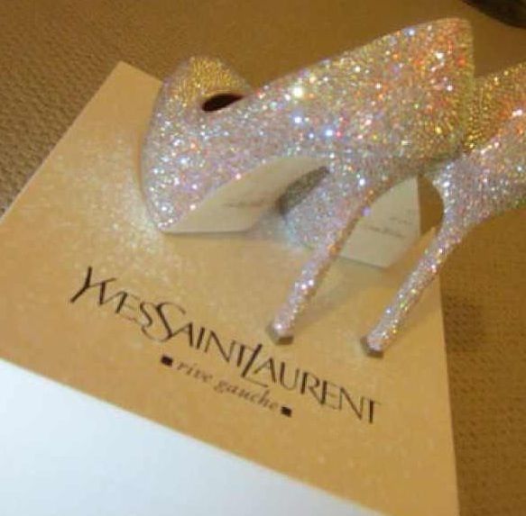 Yls Wedding Shoes Love Marriage Pinterest There Are 12 Tips To These Shoes Ysl Platform Talon Yves Saint Lau White Luxe Luxury Glitter Sparkle Heels Laue High