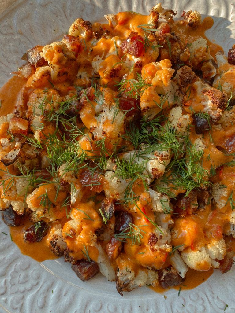 Copycat True Food Kitchen Harissa Tahini Cauliflower