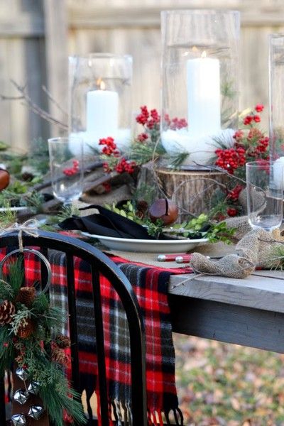 rustic christmas table setting love the cut tree rounds for centerpiece staging - Rustic Country Christmas Table Decorations rustic christmas table setting love the cut tree rounds for centerpiece staging - Rustic Country Christmas Table Decorations