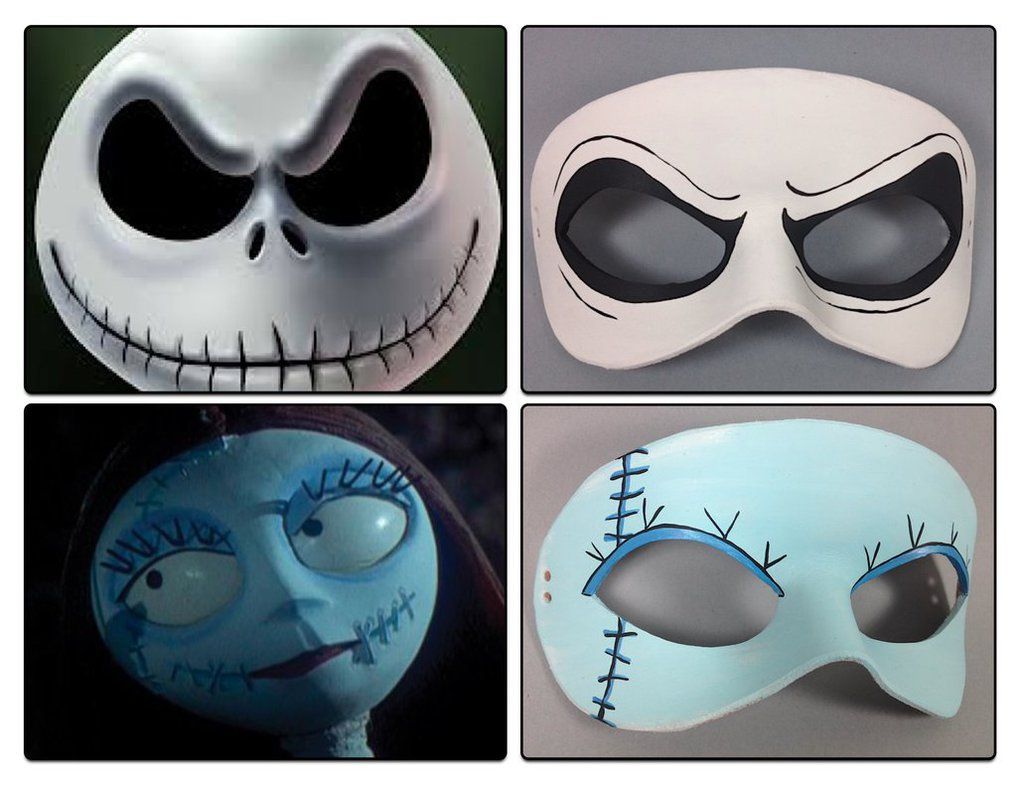 Nightmare Before Christmas Masquerade Masks By Maskedzone Nightmare nightmare-before-christmas-masquerade-masks-by-maskedzone-nightmare