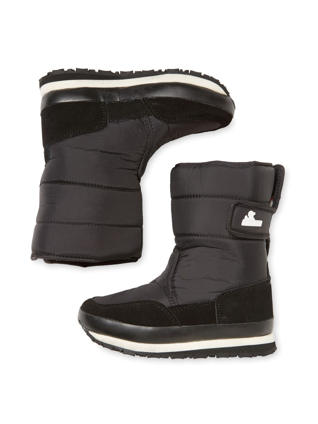 Crewcuts Rubber Duck Snowjoggers In Metallic Boots Girls Shoes Biker Boot