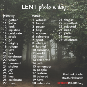 Lent Photo A Day Lent 40 Days Of Lent Lenten Readings lent activity calendar 2021 methodist