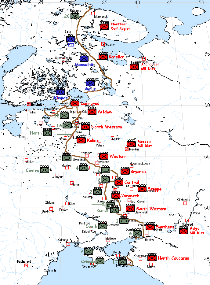 Barbarossa Ww2 Map