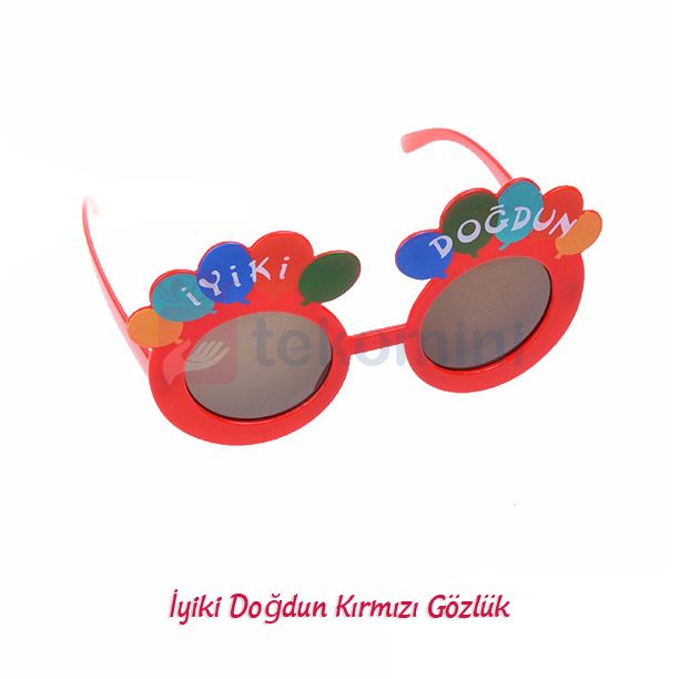 Iyiki Dogdun Kirmizi Gozluk 6 5 Tl Tekomini Iyiki Dogdun Kirmizi Gozluk Parti Gozluk Flamalar