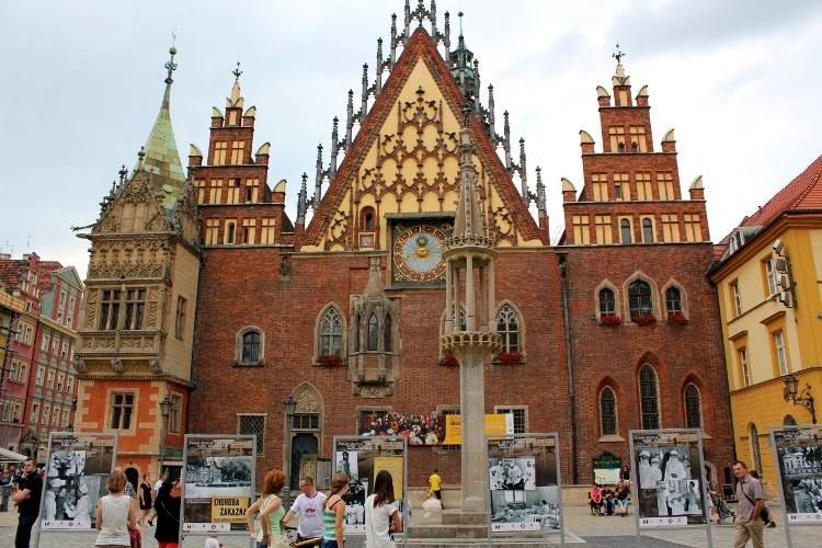 Ayuntamiento De Breslavia Siglos Xiii Xvi Breslavia Polonia