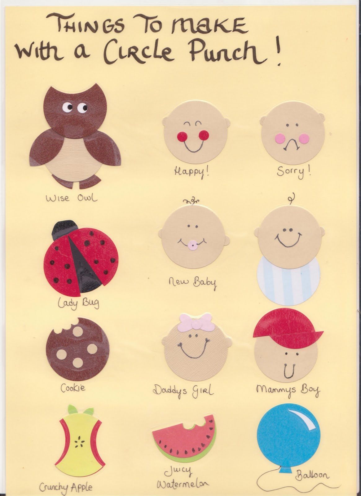 things to make with a circle punch circle punch punch