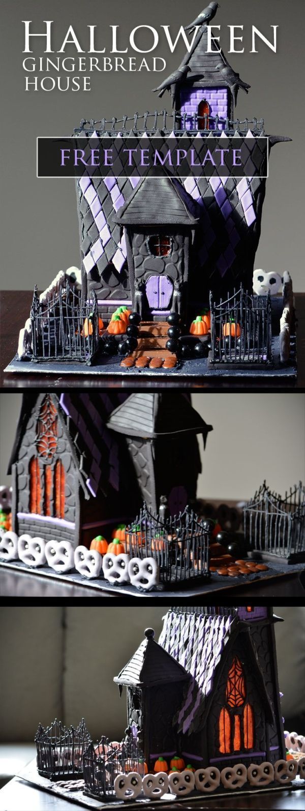 Halloween Gingerbread House Template Printable Word Searches Halloween Gingerbread House Template Printable Word Searches