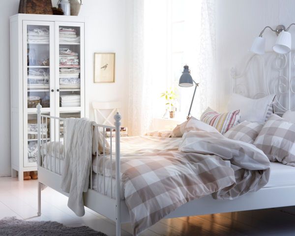Leirvik Bed Frame White Queen Ikea In 2020 Leirvik Bed Bed Frame Comfort Mattress