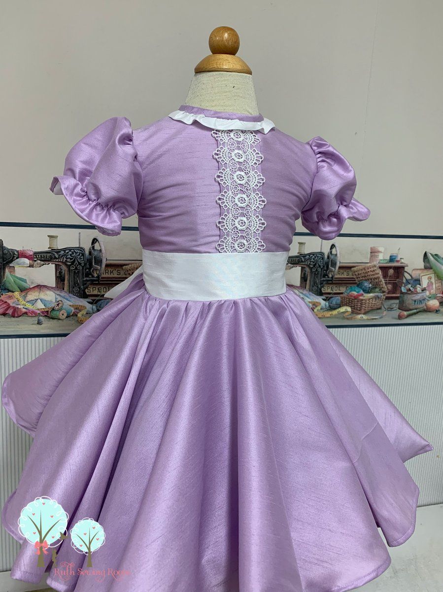 Beauty - Sunday Best - Poly Silk Dupioni Lilac - Wedding Flower Girl - – Ruth Sewing Room Lilac Wedding Flowers, Wedding Flower Girl, Boutique Style Dresses, Boutique Clothing, Nice Dresses, Flower Girl Dresses, Girls Dresses, Natural Pageant, Interview Dress