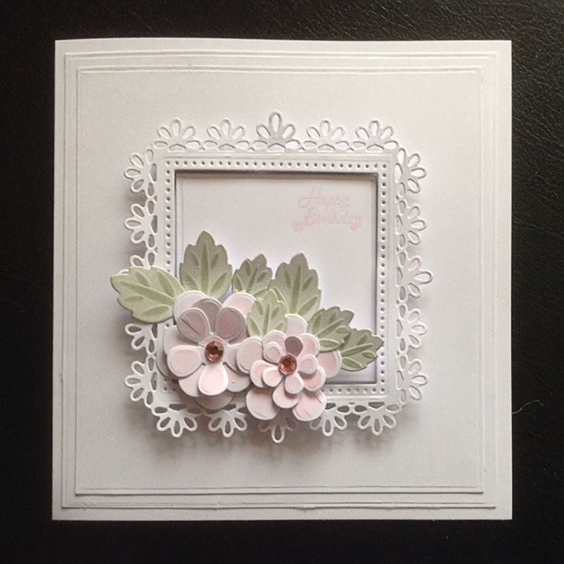 New Design Craft Metal Cutting Die Cut Dies Flower Heart Frame Decoration Scrapb