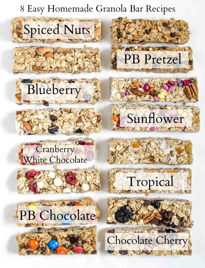 8 Easy Homemade Granola Bar Recipes You Should Try TODAY Granola Bar Recipe Easy, Homemade Granola Bars, Granola Bar Recipes, Homemade Cereal, Healthy Granola Bars, Homemade Bars, Snack Bar Recipes, Bars Recipes, Cereal Recipes