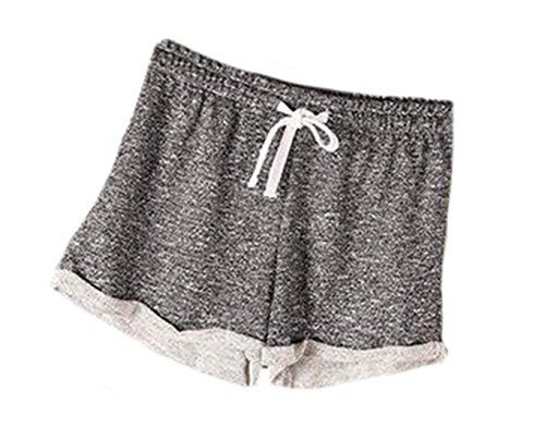 Women Summer Shorts Hot Pant Leopard Print Pocket Shorts Soft Comfort Boyshorts for Ladies Elastic Waist Casual Bottoms Beach Beachwear Sleep Pajamas