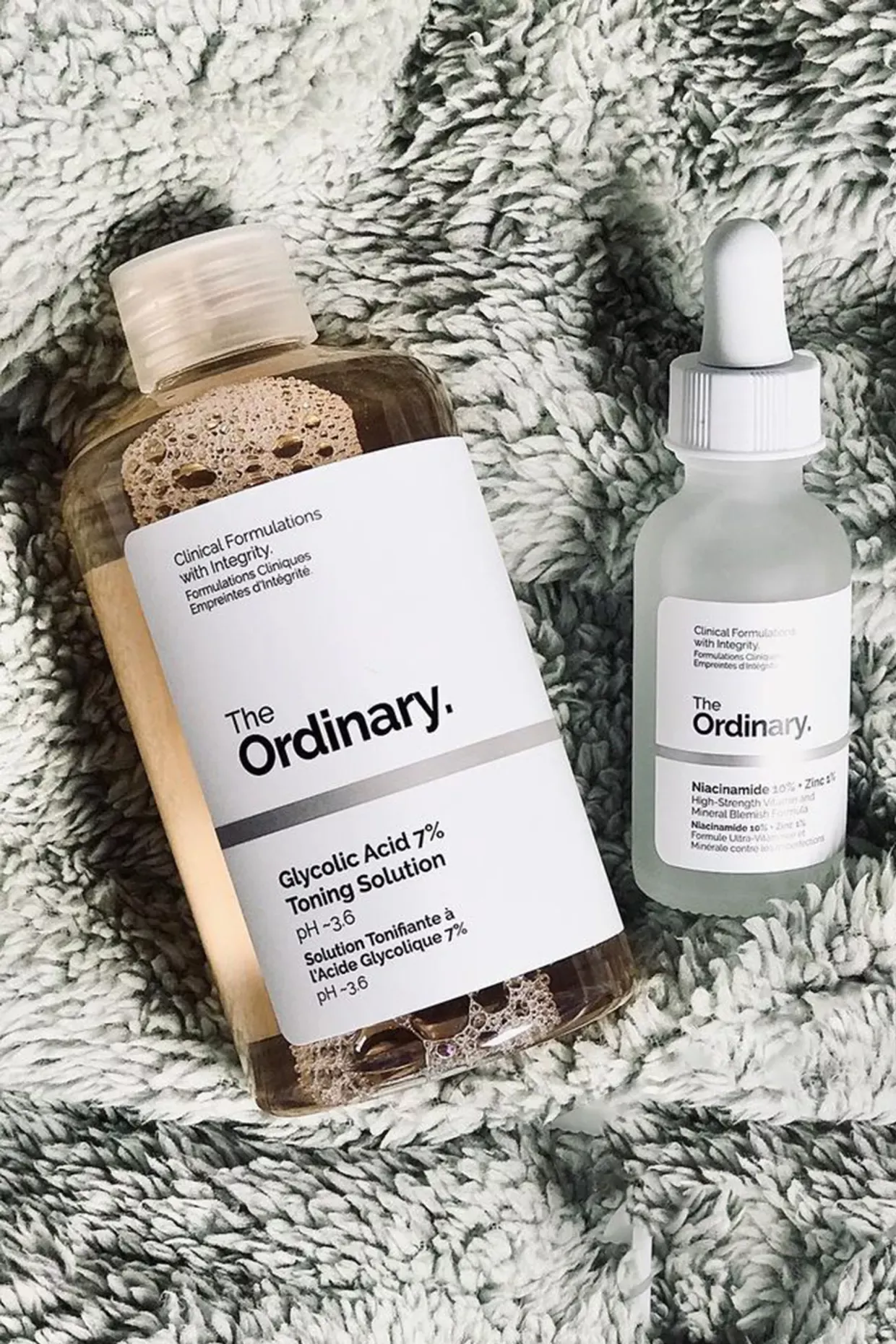 How to Use Glycolic Acid and Niacinamide in a Skincare Routine - The Skincare Edit The Ordinary Toner, The Ordinary Glycolic Acid, The Ordinary Products, The Ordinary Skincare, Facial Skin Care Routine, Body Skin Care, Skin Care Regimen, Skincare Routine, Allies Of Skin