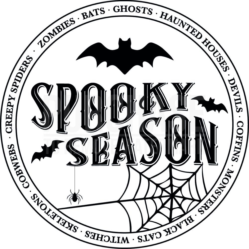 Spooky Season SVG Halloween Circle Word Art SVG Files Cricut Cricut Spooky Season SVG Halloween Circle Word Art SVG Files Cricut Cricut