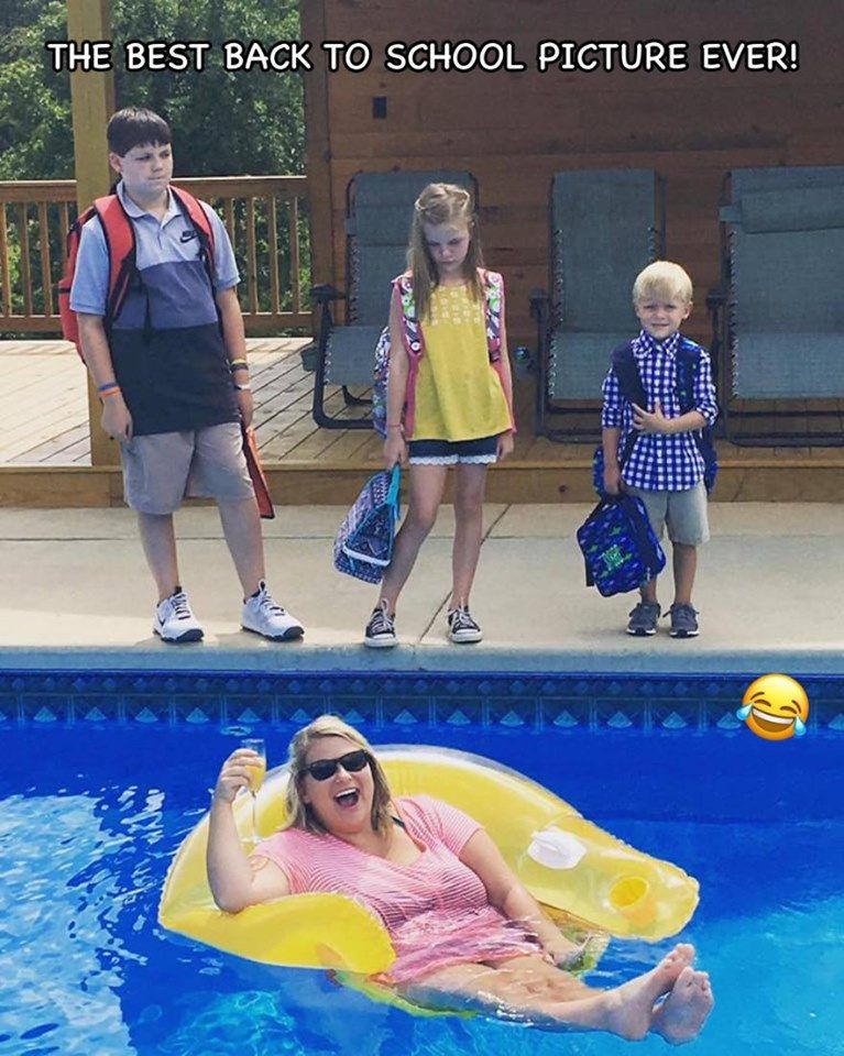 If We Had Pool When Was Kid This Woulda Totally Been My Mom
