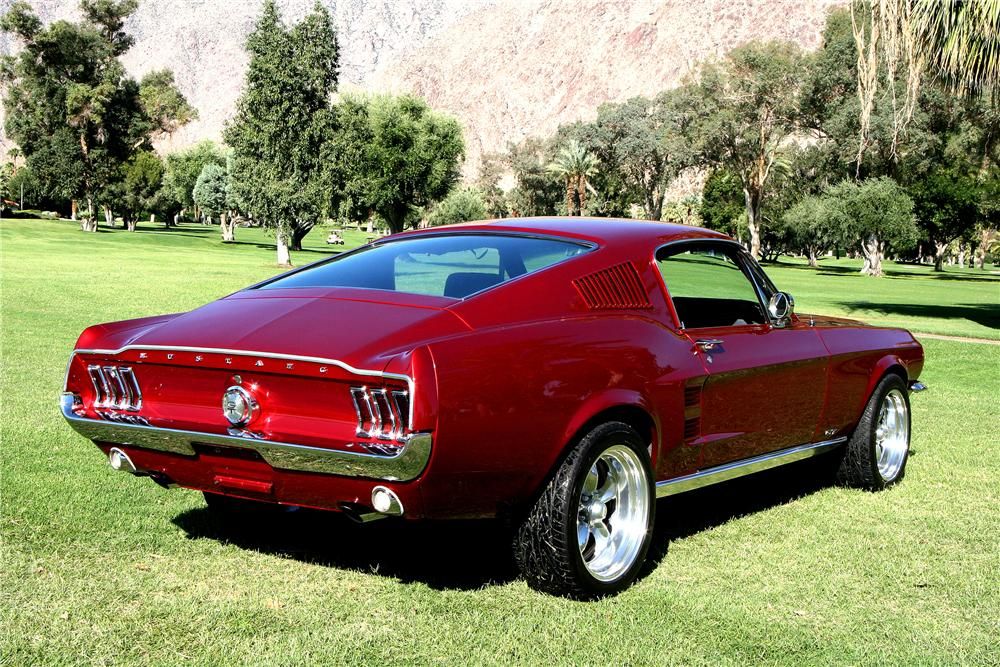 1967 FORD MUSTANG GT CUSTOM FASTBACK Rear 3 4 130327 Ford Mustang 1967-ford-mustang-gt-custom-fastback-rear-3-4-130327-ford-mustang