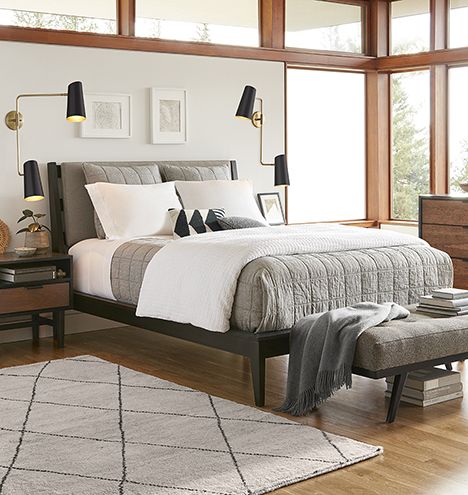 CYPRESS DOUBLE SWING ARM SCONCE PLUG-IN Dining Furniture, Bedroom Furniture, Bedroom Decor, Bedroom Ideas, Bedroom Ceiling Light, Bedroom Lighting, Living Dining Room, Living Spaces, Double Swing