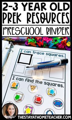 Find everything you need to begin homeschool preschool with your 2-3 year olds! Choose from fine motor skills practice, Math and Literacy skills, Bible stories, and more! #preschool #homeschool #math #literacy Preschool Routine, Preschool Binder, Preschool Resources, Pre K Activities, Homeschool Preschool, Hands On Activities, Literacy Skills, Math Literacy, Letter Of The Week