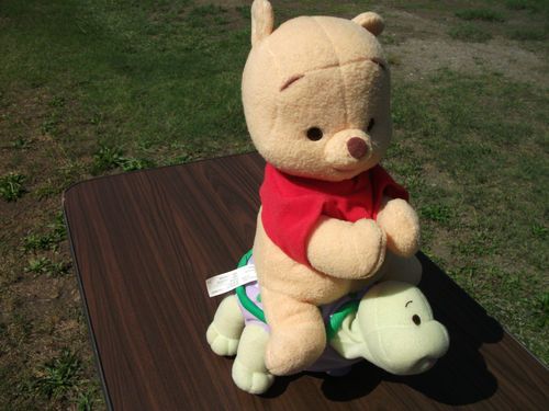 Disney Winnie The Pooh Riding Baby Turtle Musical Interactive Plush | Winnie the pooh plush, Disney winnie the pooh, Winnie the pooh
