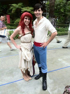 La Petite Sirène Princesse Ariel Eric Prince Hommes Costumes Cosplay Halloween