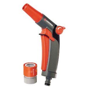 Gardena 9100 Comfort Garden Hose Spray Nozzle With Quick Connect
