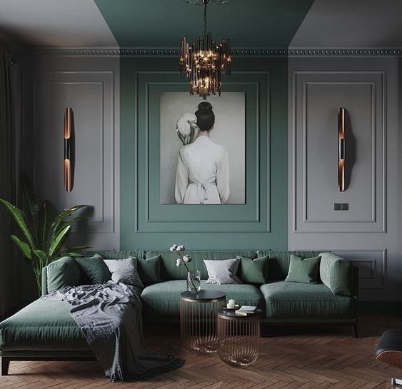 Living Room Design Modern, Living Room Decor Apartment, Home Room Design, Luxury Living Room, Living Decor, Modern Decor, Modern Living Room With Wallpaper, Interior Design Of Living Room, Colonial Living Room Decor