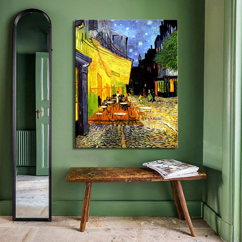 Vincent Van Gogh Cafe terrace At Night Canvas Print Wall Art Picture