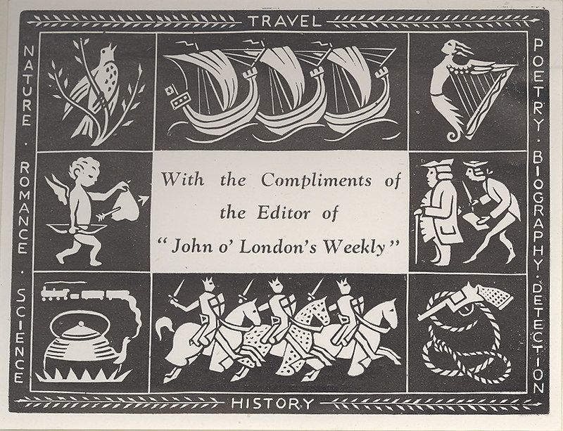 Editor of John o' London's Weekly