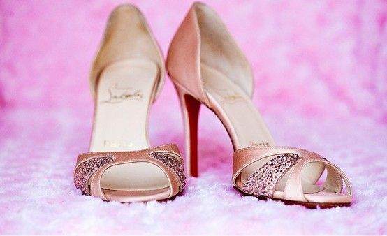Chaussures Roses Mariage