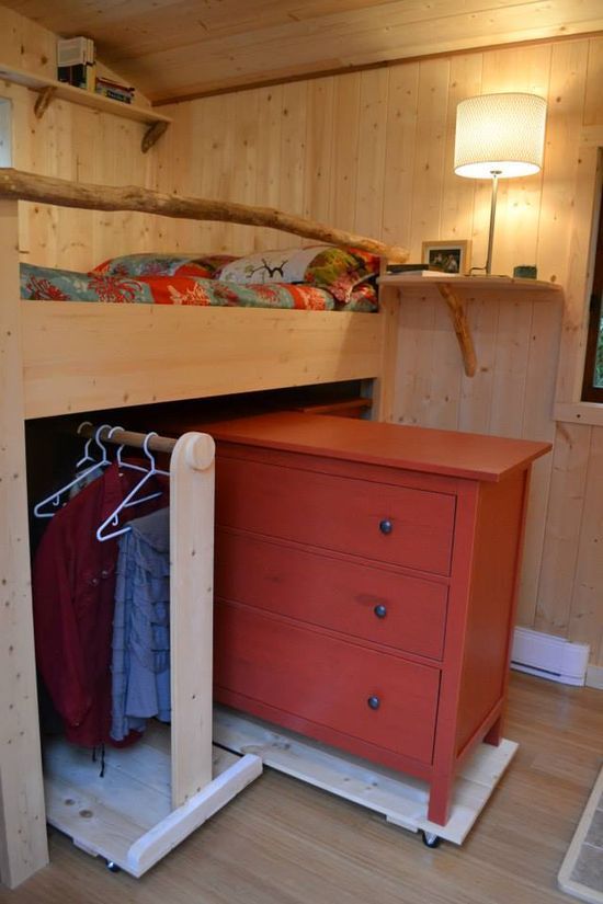 Closet Under Bed Dresser On Rollers Tiny House Stuff In 2018 Closet Under Bed Dresser On Rollers