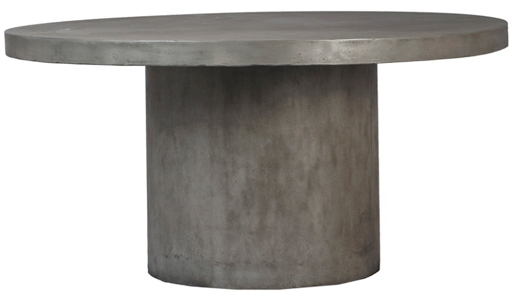 Strago Concrete Round Dining Table 60 in 2021 Round dining table, Round dining, Retail furniture