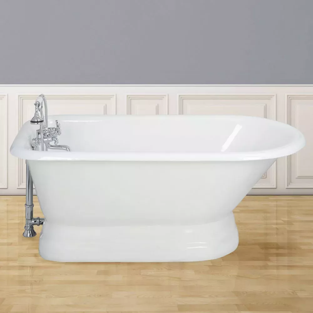 Davenport 60 Inch Cast Iron Clic Pedestal Tub Wall Faucet Randolph Morris 60 Inch Cast Iron Clic Pedestal Tub Wall Drillings