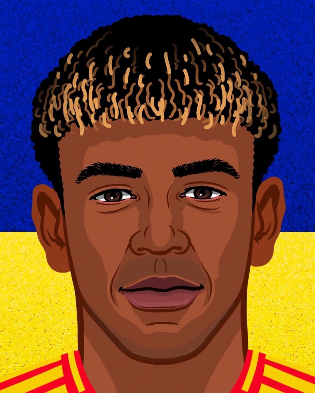 Lamine Yamal kleurplaat | Dibujos románticos sencillos, Esbozos, Futbol