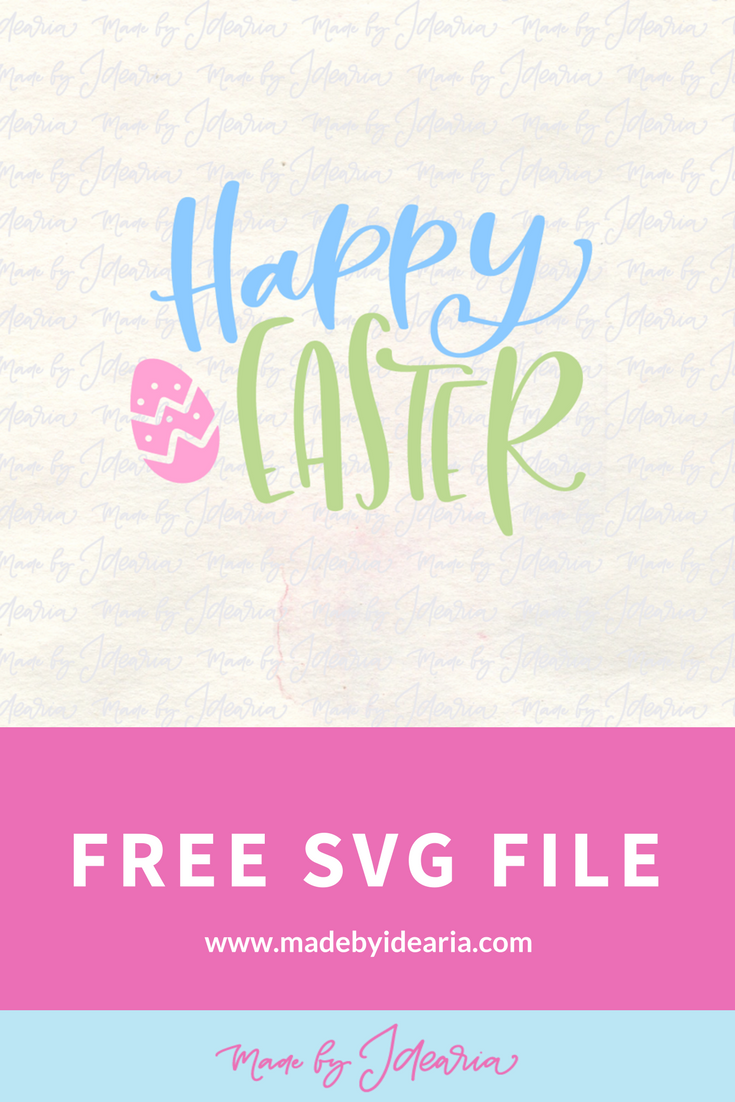 Download FREE SVG FILE: Happy Easter | Free svgs, Free easter svg, Cricut easter ideas