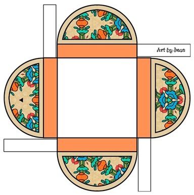 flat gift box with pretty topper free template crafty 2 the core