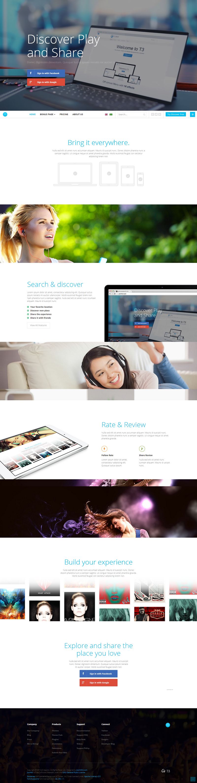 ja appolio joomla templates joomla portfolio templates ja templates