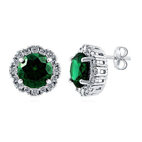 Rhodium White Gold Over Silver Natural Smooth Emerald Quartz Leverback Earrings