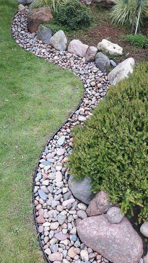 31 erstaunliche Ideen für die Landschaftsgestaltung im trockenen Flussbett, die Sie lieben # ... - Garten