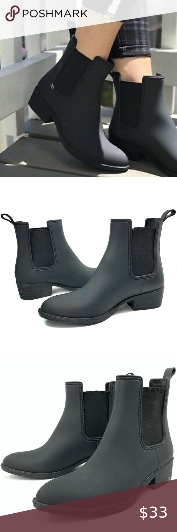jeffrey campbell women's rain storm platform chelsea boots