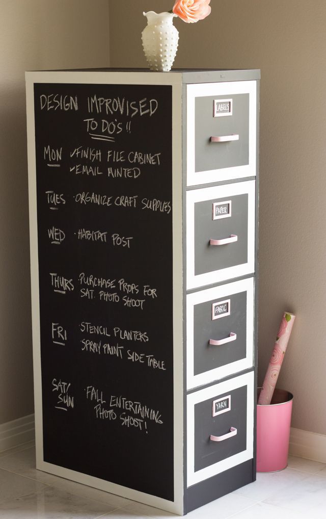 Pin By Lily Dasilva On Diy In 2018 Pinterest Cabinet Makeover Home Office Organization Ideas File Cabinet Diy Craft