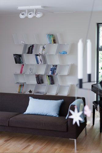 Backbone bogreol hvid Sofa som reol
