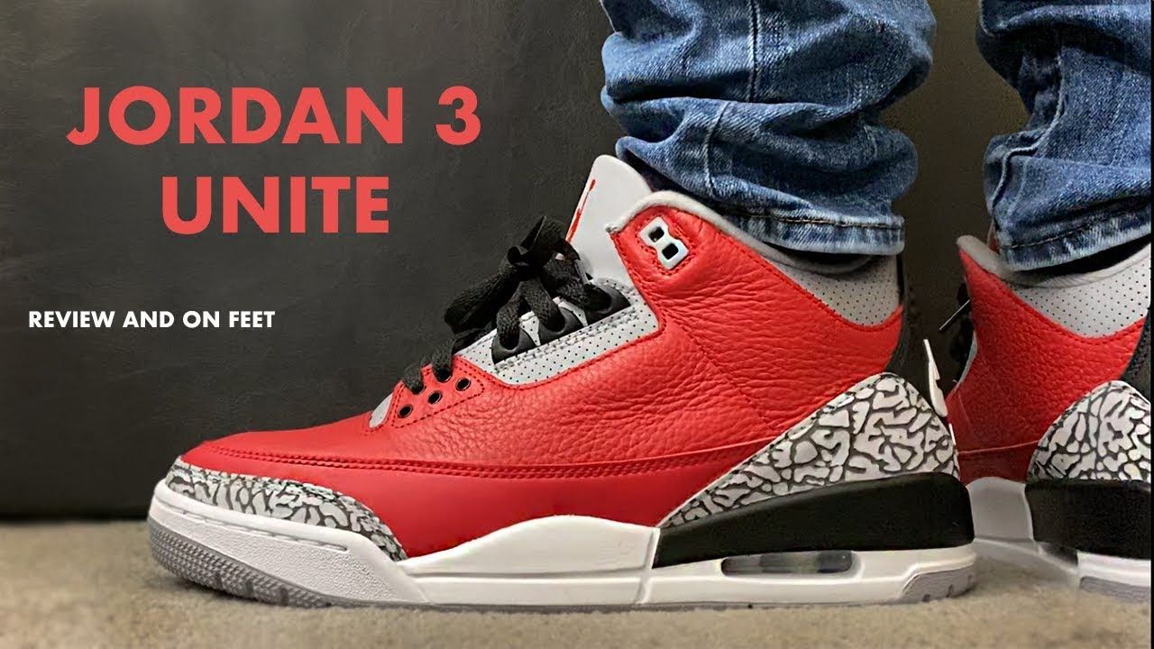 jordan 3 se unite on feet