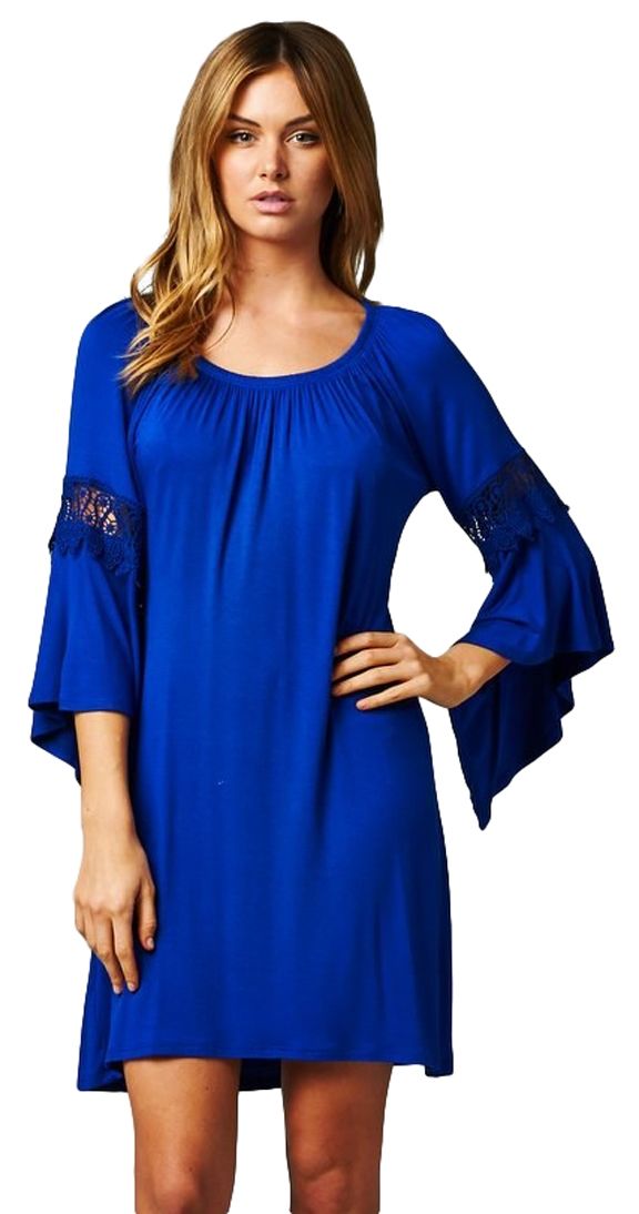 Heather Dress, Silver Icing Preppy dresses, Blue knit