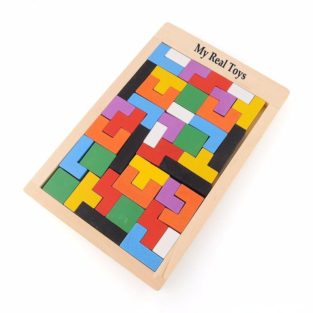 $29.95 $19.95 Wooden Tetris Brain Teaser Toy for all Kinder Math Lernspielzeug Intelligenz Cube Spielzeug Puzzle