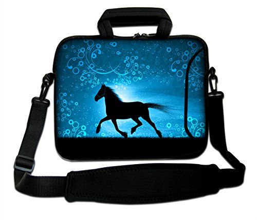 14/" Laptop Computer Sleeve Case Bag w Hidden Handle /& Shoulder Strap 2908