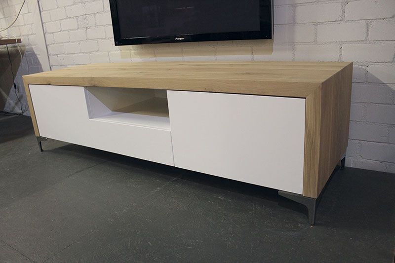 Eiken tv meubel Carmen | MDF met eiken in diverse maten ...